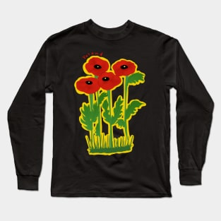 Corn-poppy Long Sleeve T-Shirt